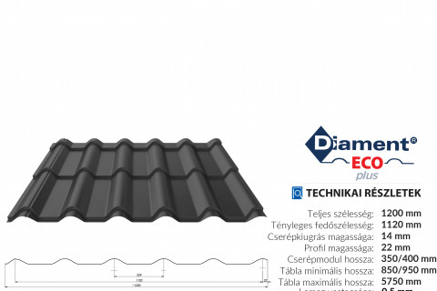 Diament ECO plus technikai részletek